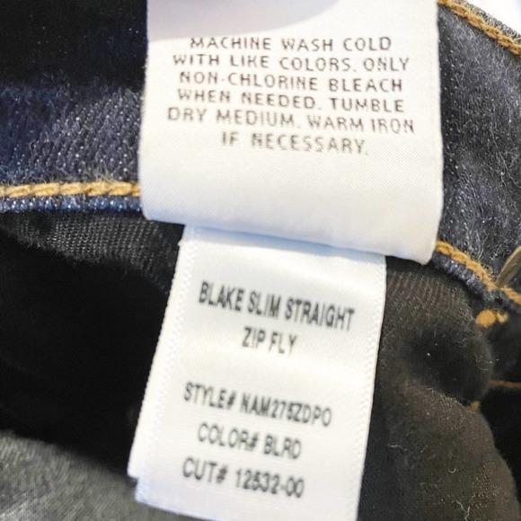 Hudson Blake Slim Straight Zip Fly Jeans Size 28 - Picture 13 of 15